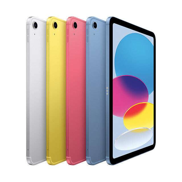 New Apple iPad 10th Generation 2022 Wifi Only 10.9 inch 64GB Silver / Pink A2696 W/ Health Services Code sold by Gallanto Leather Store