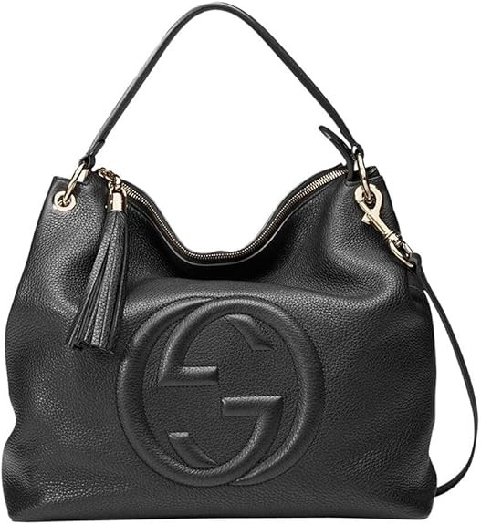Gucci Soho Flame Red Leather Bag Soft Hobo Italy Handbag New